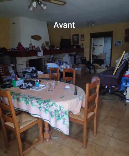 Débarras maison suite à un déménagement — avant intervention